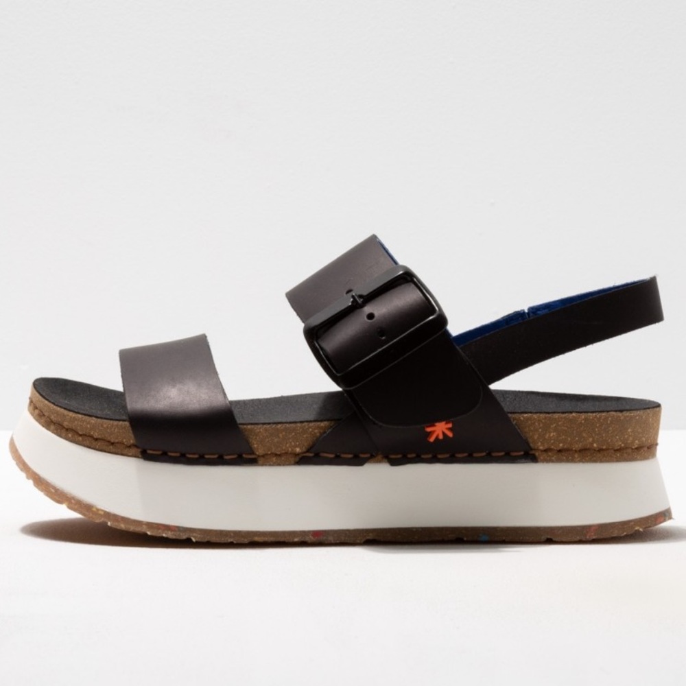 Art Memphis Black Mykonos Sandals - Size 39 - G55-2